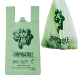 Shopping Bags | 500 Count | 12 Lbs Capacity | Smail Size | Green |8" x 5" x 16.5"