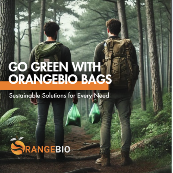 Make the switch to sustainable living with OrangeBio bags!