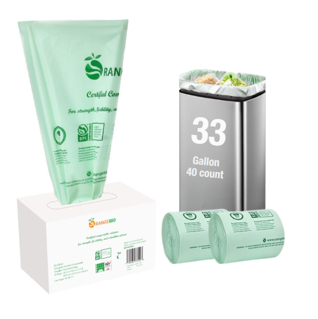 33 Gallon Compostable Lawn & Leaf Waste Bags