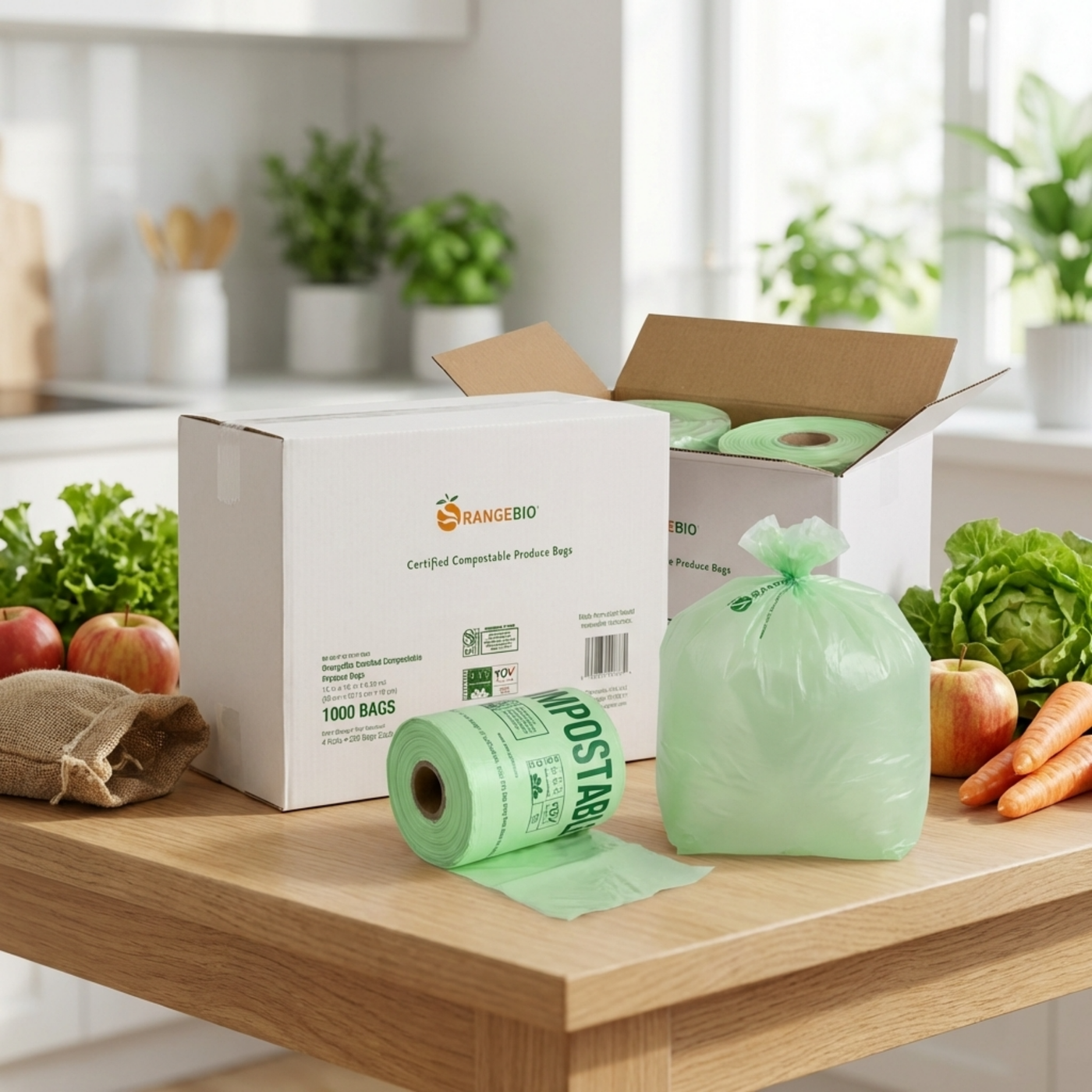 Bulk Compostable Produce Bags 15